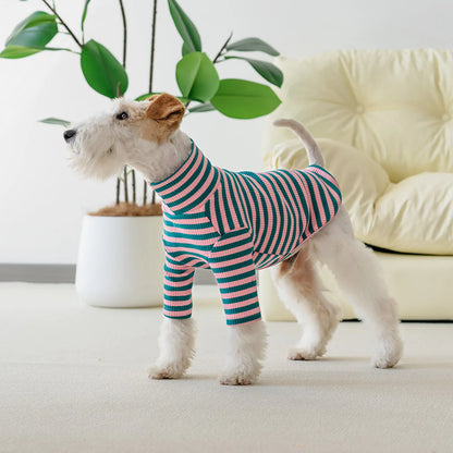 Le Tee Long - Pink & Green