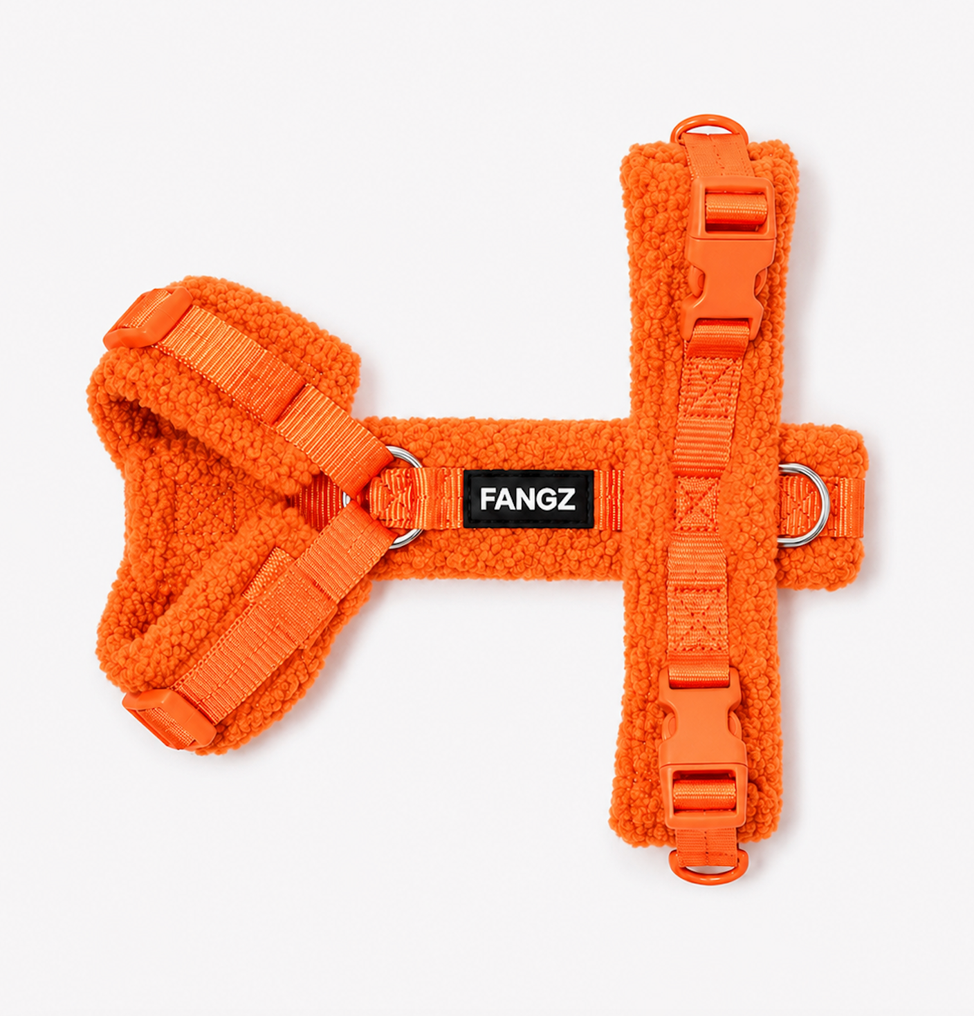 Orange Sherpa Adjustable Dog Harness