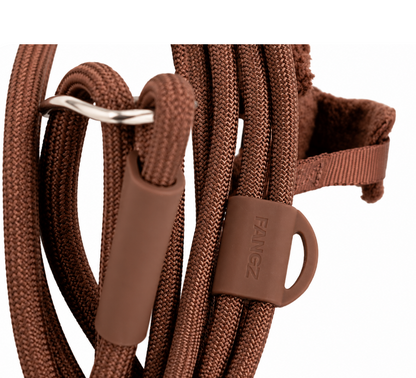 Brown Hands-Free Adjustable Dog Leash