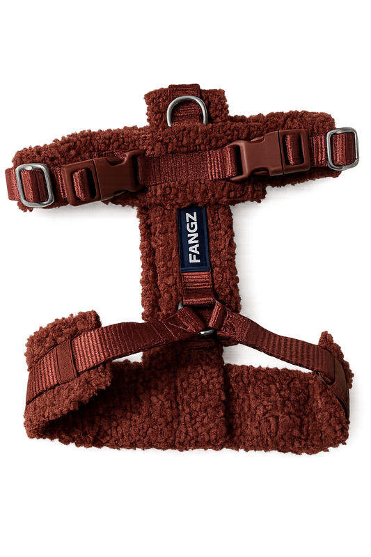 Brown Sherpa Adjustable Dog Harness
