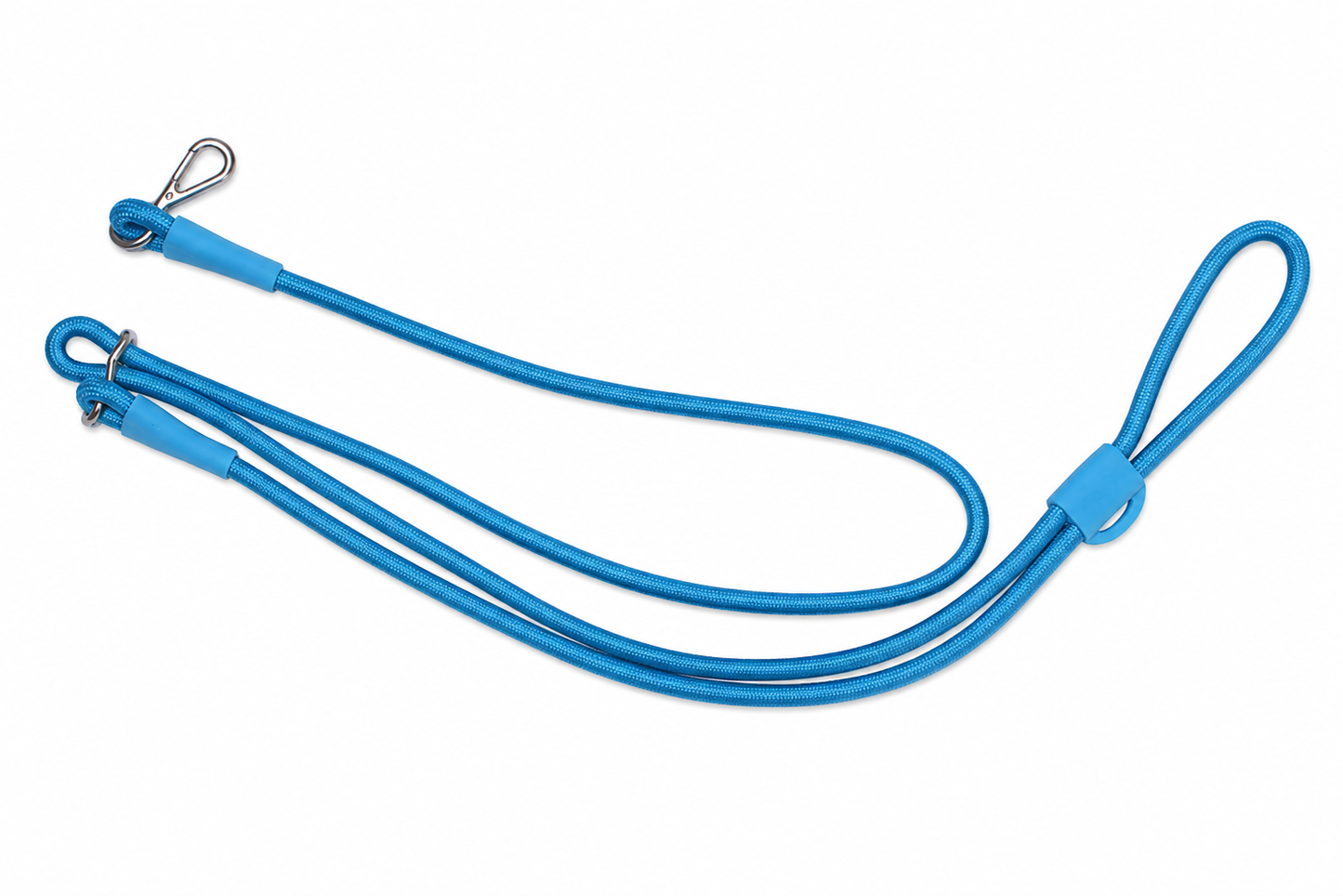 Blue Adjustable No-Pull Dog Harness & Hands-Free Leash Set